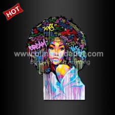 Afro Girl Iron On Heat Transfers Vinyl Printing Design